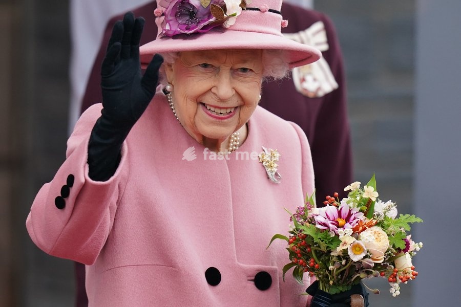 Queen Elizabeth II leaves after attending the opening ceremony of the sixth session of the Senedd in Cardiff. Picture date: Thursday October 14, 2021