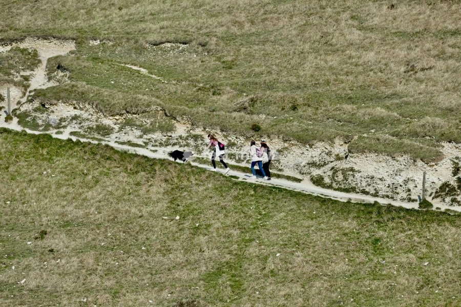 Walkers take to the range walks on a sunny day
