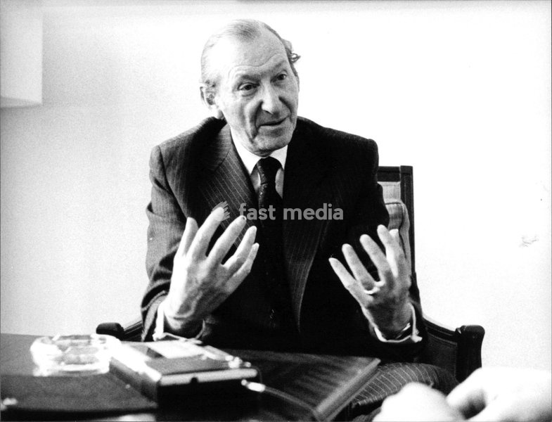 Der Bundespräsident von Österreich Kurt Waldheim, eine Aufnahme aus dem Jahre 1988