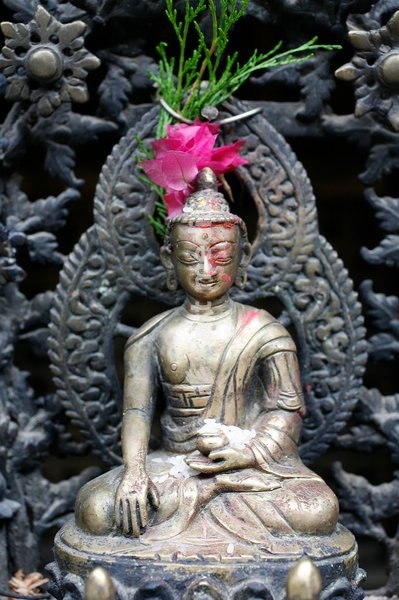 Statue of the Buddha, Patan, Nepal, Asia