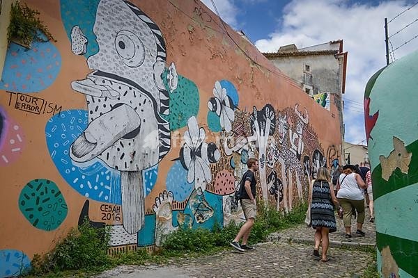Graffiti, Alfama, Lisbon, Portugal