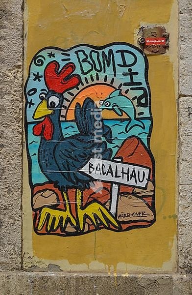 Graffiti, Alfama, Lisbon, Portugal