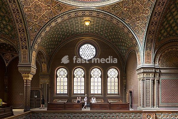 Spanish Synagogue, Josefstadt, Jewish Quarter, Prague, Bohemia, Czech Republic