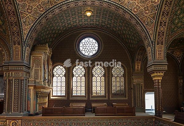 Spanish Synagogue, Josefstadt, Jewish Quarter, Prague, Bohemia, Czech Republic