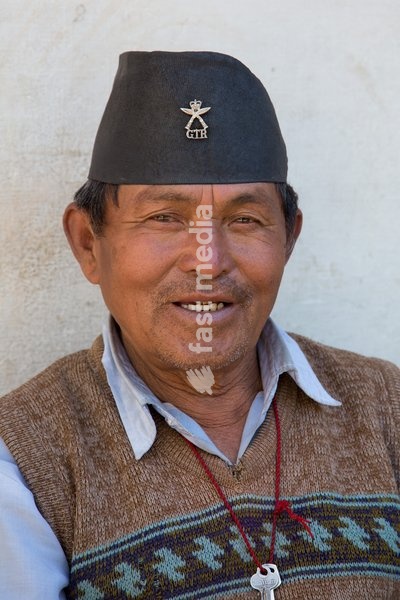 A retired soldier from the Brigade of Gurkhas of the British Army living in Kathmandu, Nepal