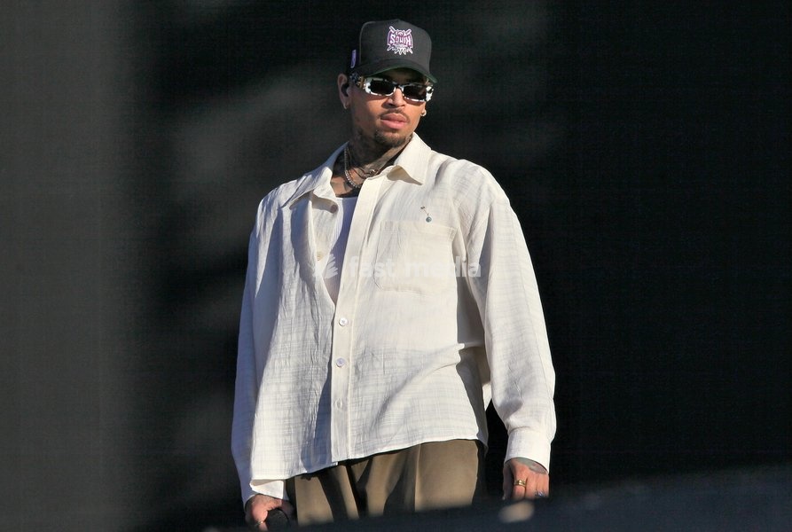 Chris Brown at the Wireless Festival held at the NEC in Birmingham England 9th July 2022