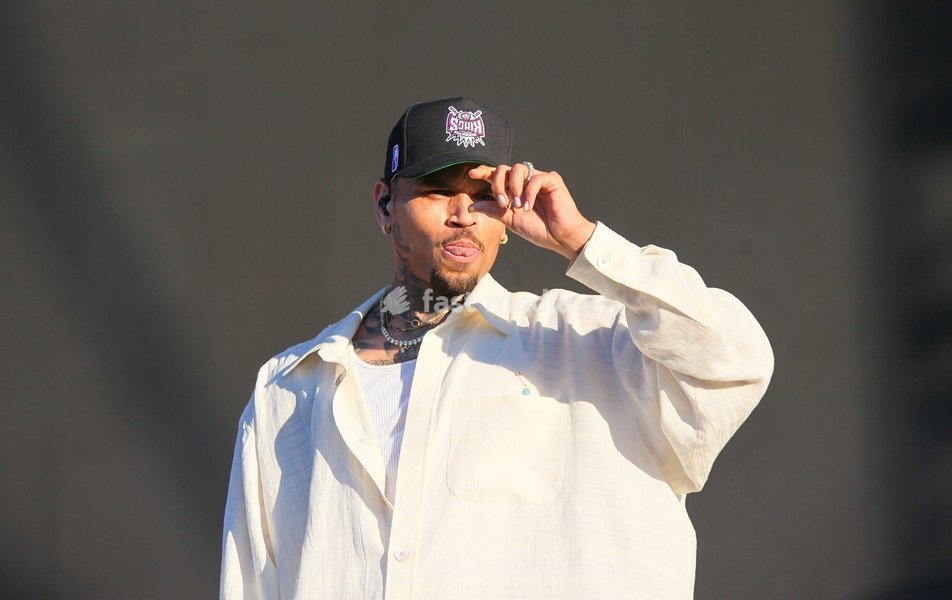 Chris Brown at the Wireless Festival held at the NEC in Birmingham England 9th July 2022
