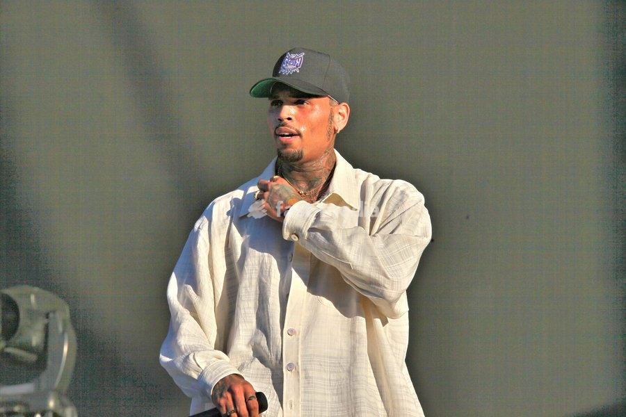 Chris Brown at the Wireless Festival held at the NEC in Birmingham England 9th July 2022