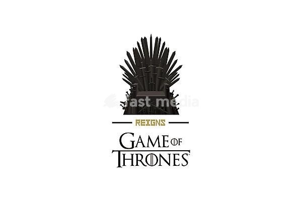 Reigns Game of Thrones, Logo, White Background