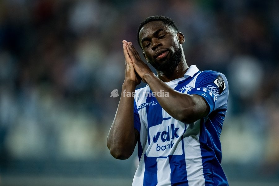 Gent's Jordan Torunarigha celebrates after scoring during a soccer match between KAA Gent and SV Zulte Waregem, Sunday 11 September 2022 in Gent, on day 8 of the 2022-2023 'Jupiler Pro League' first division of the Belgian championship