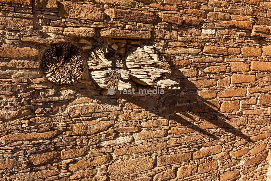 Chetro Ketl, an ancient Ancestral Puebloan Native American ruin in Chaco Culture National Historical Park. Chaco Culture is a UNESCO World Heritage Site