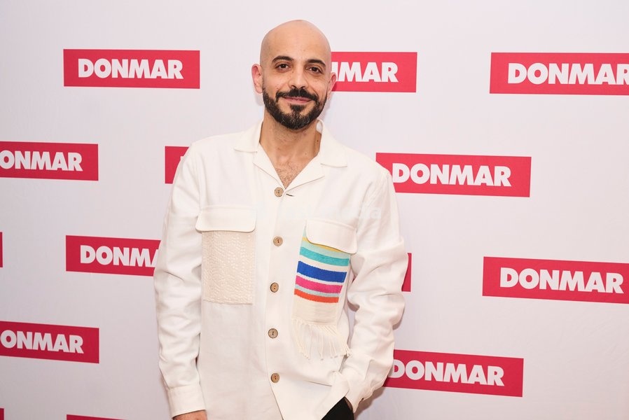 Carlos Mendoza De Hevia at the opening night of The Band's Visit. At the Donmar Warehouse, London. 06.10.2022
