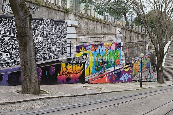 Graffiti open space, Lisbon, Portugal