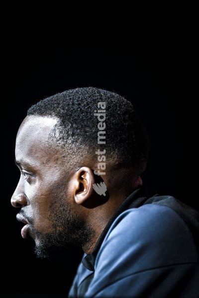 Belgium's Dodi Lukebakio pictured during a press conference of Belgian national soccer team Red Devils, Sunday 26 March 2023, at the Royal Belgian Football Association RBFA's headquarters in Tubize. The Red Devils are preparing for the upcoming game against Germany