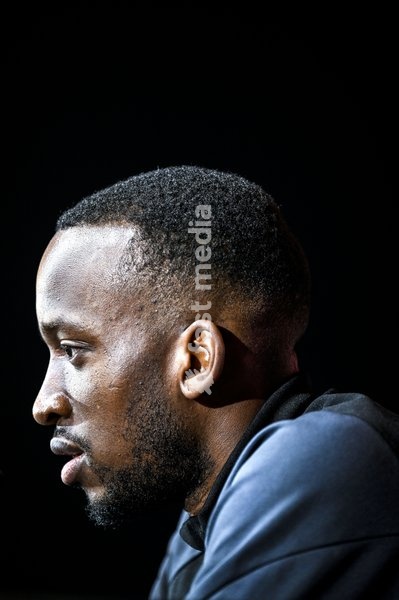 Belgium's Dodi Lukebakio pictured during a press conference of Belgian national soccer team Red Devils, Sunday 26 March 2023, at the Royal Belgian Football Association RBFA's headquarters in Tubize. The Red Devils are preparing for the upcoming game against Germany