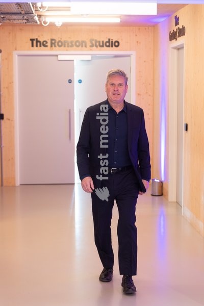 Sir Keir Starmer opening Roundhouse Works, a new building for young creatives supported by the Roundhouse. 18 May 2023