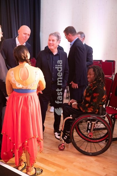 Sir Keir Starmer opening Roundhouse Works, a new building for young creatives supported by the Roundhouse. 18 May 2023
