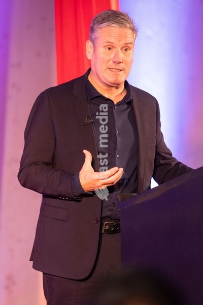 Sir Keir Starmer opening Roundhouse Works, a new building for young creatives supported by the Roundhouse. 18 May 2023