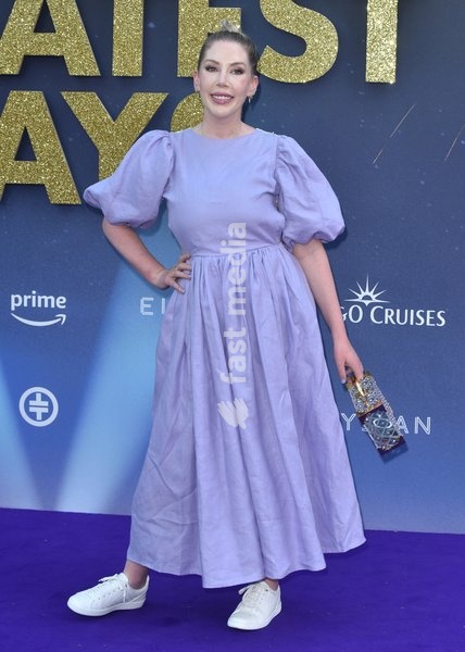 Katherine Ryan attends ' Greatest Days ' World Premiere at the Phoenix Theatre at the Odeon Luxe Leicester Square in London, England. UK. 15th June 2023