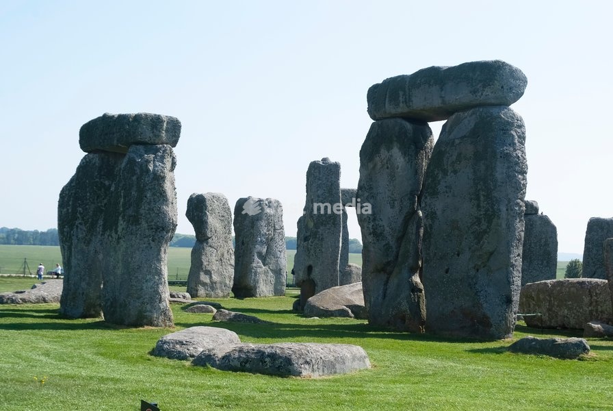 The most famous prehistoric monument in England, Stonehenge was built between 3000 and 2000 BC and is now a UNESCO World Heritage Site, Salisbury Plain, near Amesbury, England, 2012