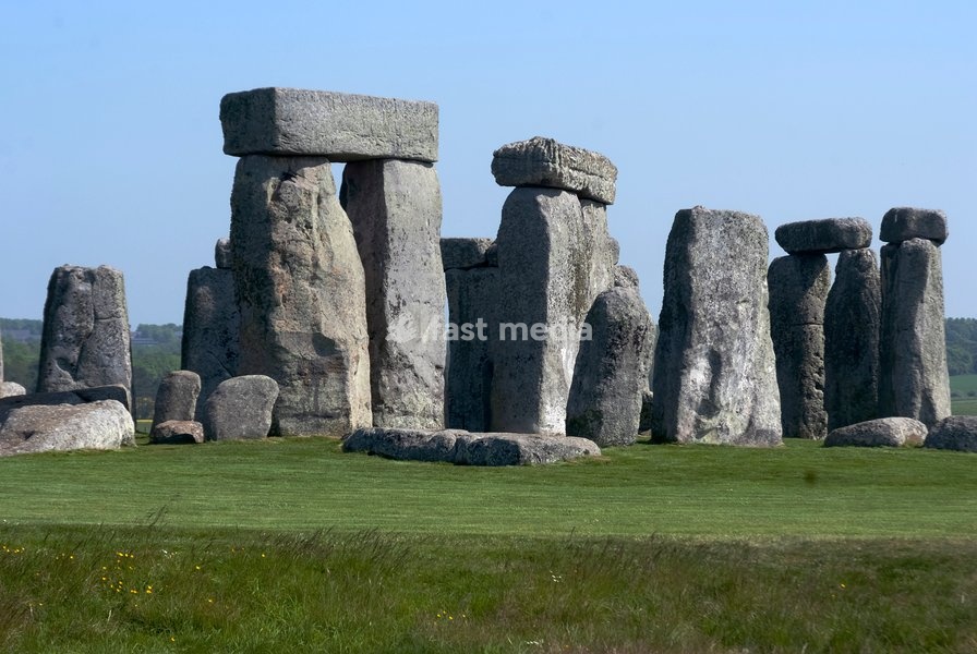 The most famous prehistoric monument in England, Stonehenge was built between 3000 and 2000 BC and is now a UNESCO World Heritage Site, Salisbury Plain, near Amesbury, England, 2012