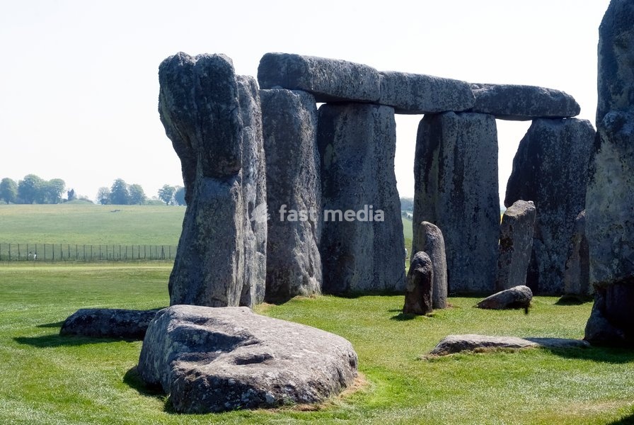 The most famous prehistoric monument in England, Stonehenge was built between 3000 and 2000 BC and is now a UNESCO World Heritage Site, Salisbury Plain, near Amesbury, England, 2012