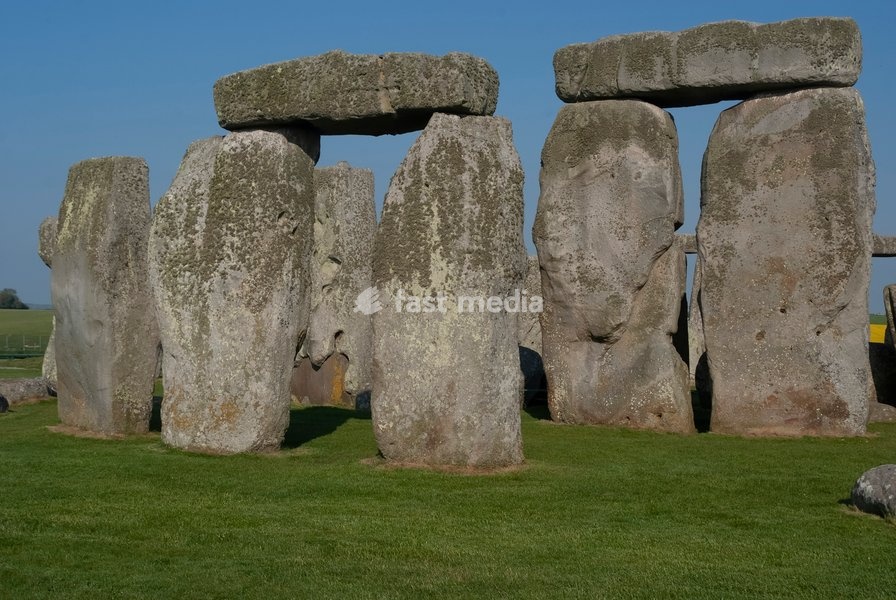 The most famous prehistoric monument in England, Stonehenge was built between 3000 and 2000 BC and is now a UNESCO World Heritage Site, Salisbury Plain, near Amesbury, England, 2012