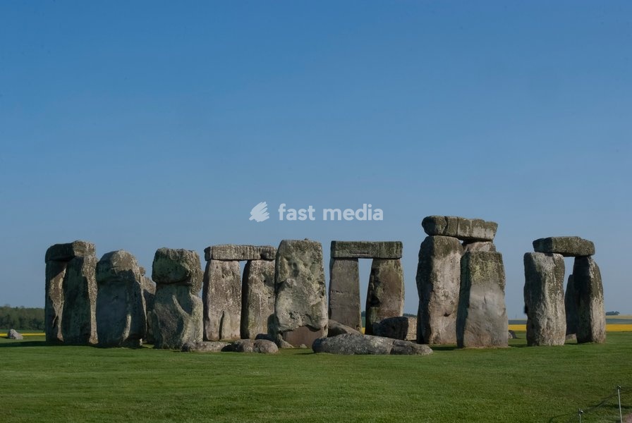 The most famous prehistoric monument in England, Stonehenge was built between 3000 and 2000 BC and is now a UNESCO World Heritage Site, Salisbury Plain, near Amesbury, England, 2012