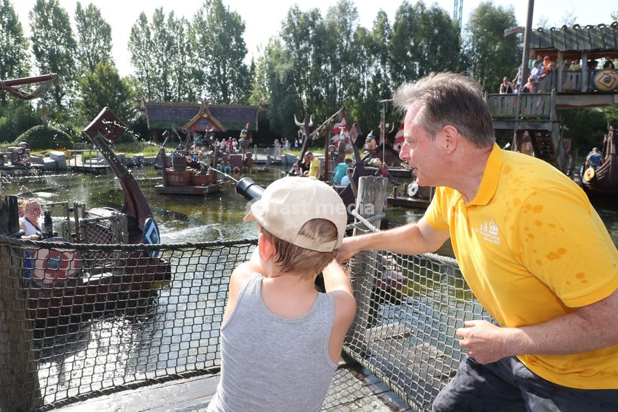 N-VA chairman Bart De Wever pictured during the yearly family day of conservative Flemish nationalist party N-VA, on Sunday 10 September 2023 at the Plopsaland theme park in Adinkerke, De Panne