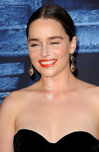 Emilia Clarke at the season 6 premiere of HBO's 'Game Of Thrones' held at the TCL Chinese Theatre in Hollywood, USA on April 10, 2016