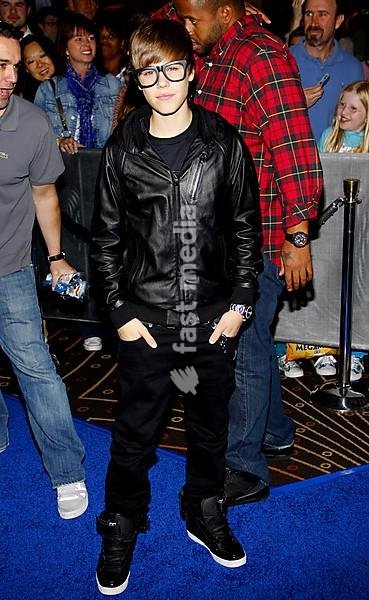 Justin Bieber at the Los Angeles premiere of 'Megamind' held at the Hollywood and Highland in Hollywood, USA on October 30, 2010