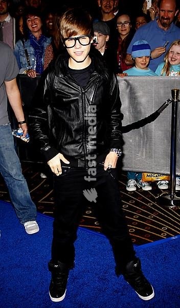 Justin Bieber at the Los Angeles premiere of 'Megamind' held at the Hollywood and Highland in Hollywood, USA on October 30, 2010