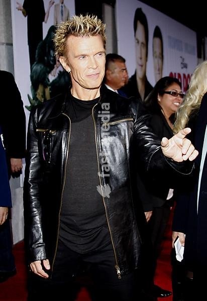 HOLLYWOOD, CA, NOVEMBER 09, 2009: Billy Idol at the World premiere of 'Old Dogs' held at the El Capitan Theater in Hollywood, USA on November 9, 2009