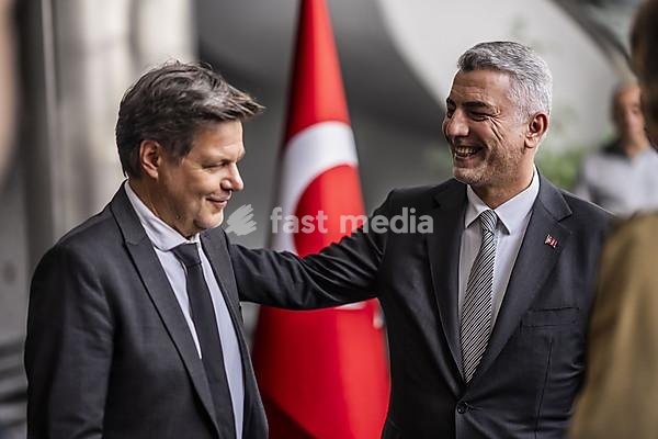 Trip by Federal Minister of Economics and Vice-Chancellor Robert Habeck to Ankara from 25-27 October 2023 Meeting with Trade Minister ?ñmer Bolat, Ankara, Turkey