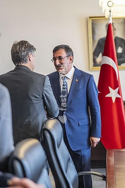 Trip by Federal Minister for Economic Affairs and Vice-Chancellor Robert Habeck to Ankara from 25-27 October 2023 Meeting with Vice-President Cevdet Yilmaz, Ankara, Turkey