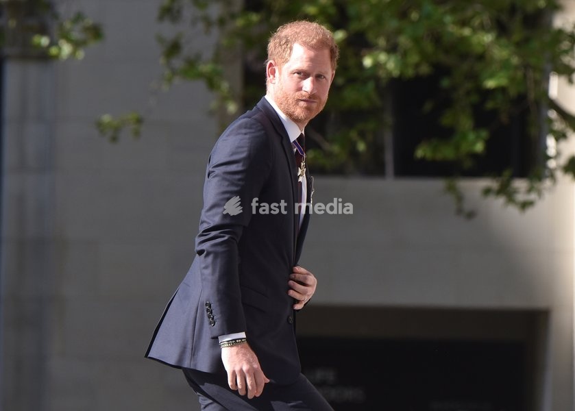 Prince Harry, Duke of Sussex arriving at the Invictus Games 10th Anniversary Service at St Paul's Cathedral in London, England. UK. Wednesday 8th May 2024