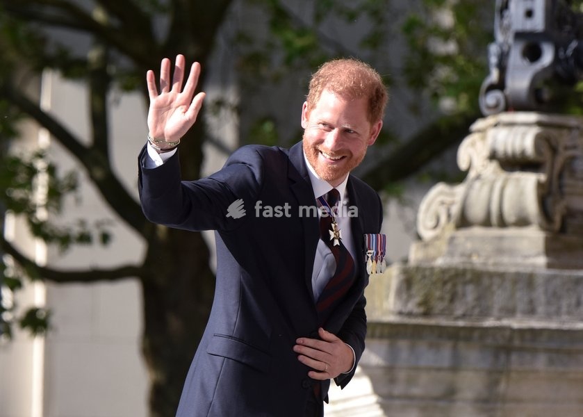Prince Harry, Duke of Sussex arriving at the Invictus Games 10th Anniversary Service at St Paul's Cathedral in London, England. UK. Wednesday 8th May 2024