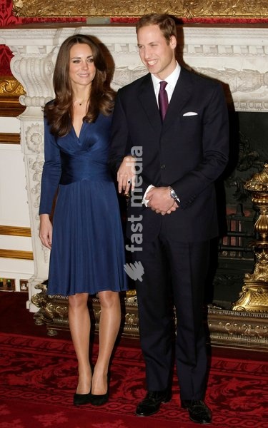 HRH Prince William and Kate Middleton pose for