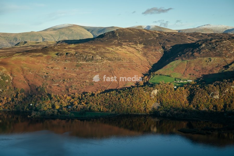 View from Cat Bells. Lake District, Cumbria, England, UK