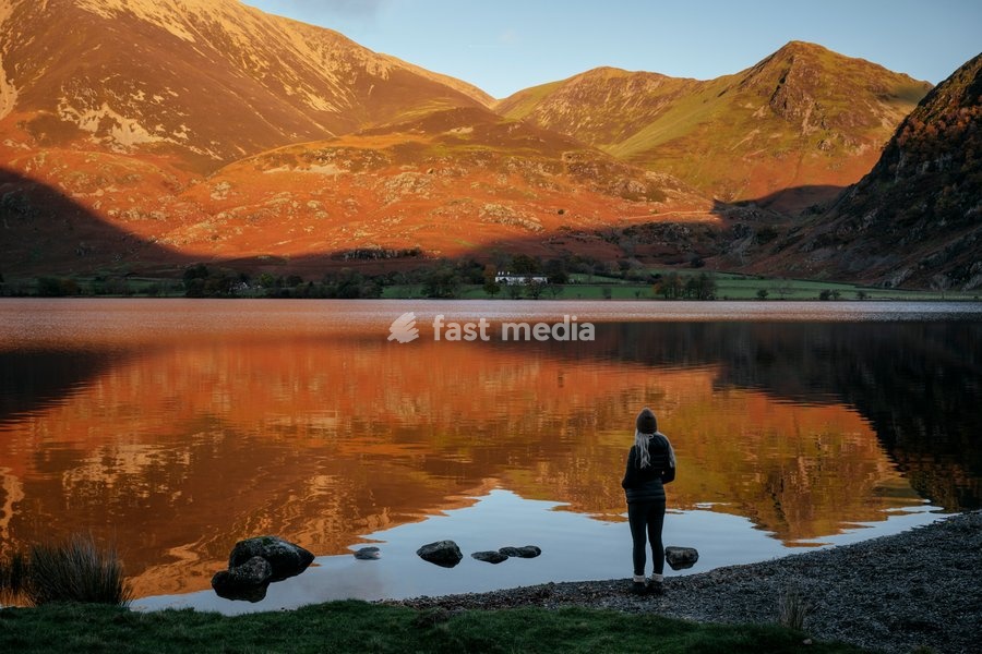 Crummock Water, Lake District, Cumbria, England, UK