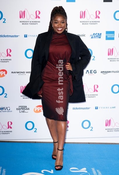 Clara Amfo attends the Nordoff and Robbins O2 Silver Clef Awards at the Grosvenor House Hotel in London, England. UK. Friday 5th July 2024