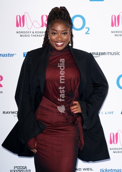 Clara Amfo attends the Nordoff and Robbins O2 Silver Clef Awards at the Grosvenor House Hotel in London, England. UK. Friday 5th July 2024