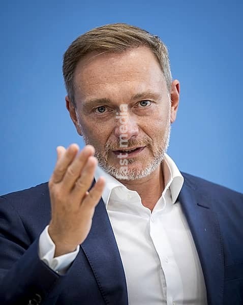 Presentation of the government draft for the 2025 federal budget at the Federal Press Conference by Christian Lindner (FDP), Federal Minister of Finance