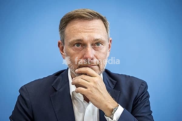 Presentation of the government draft for the 2025 federal budget at the Federal Press Conference by Christian Lindner (FDP), Federal Minister of Finance