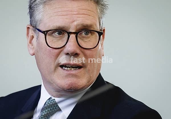 Keri Starmer, Prime Minister of the United Kingdom of Great Britain and Northern Ireland, during a press conference in Berlin, 28 August 2024