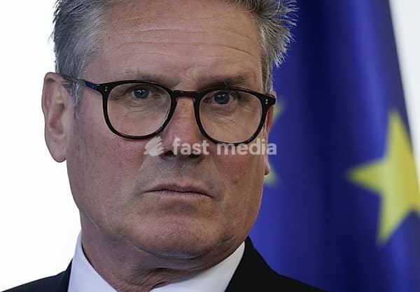 Keri Starmer, Prime Minister of the United Kingdom of Great Britain and Northern Ireland, during a press conference in Berlin, 28 August 2024