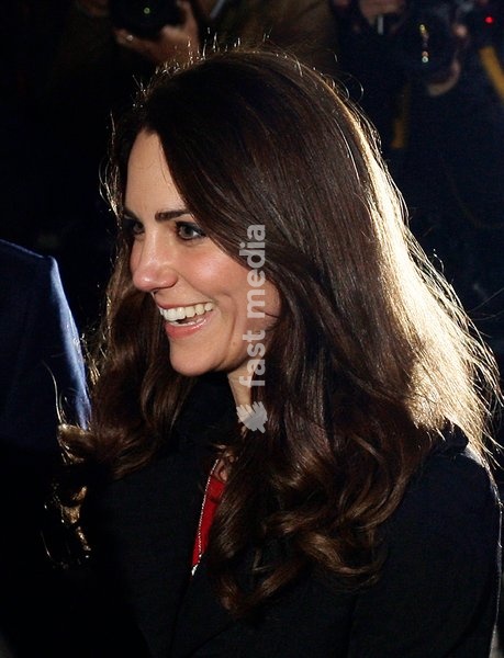 Kate Middleton arrives at the New Zealand House for signing in the condolences book for the victims of the Christchurch earthquake, in London, Britain, 25 February 2011