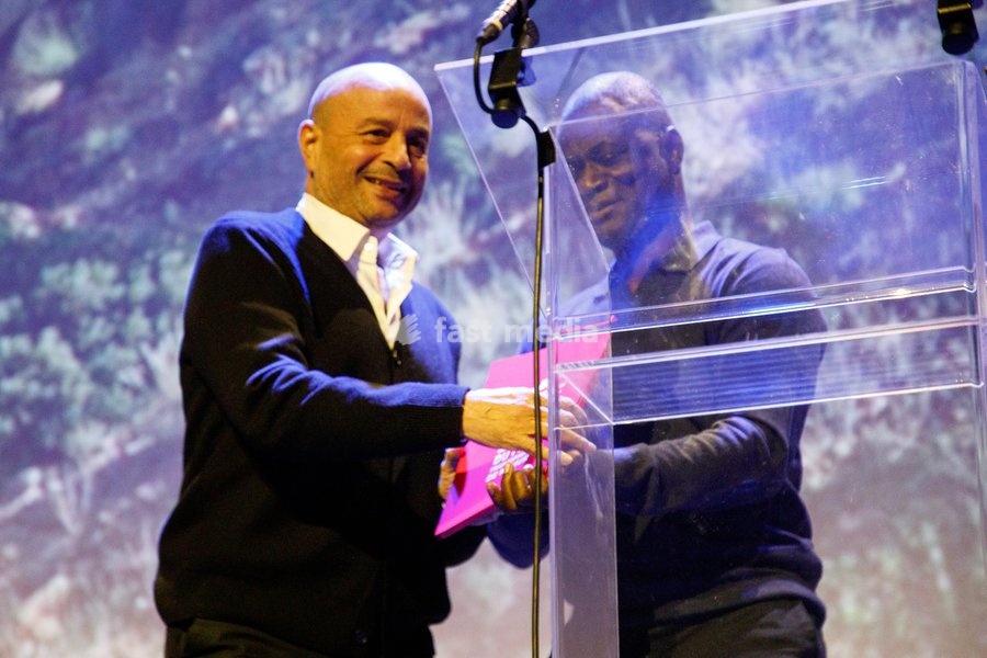 Lotfi Achour pictured during the closing night of the 39th edition of the Festival International du Film Francophone de Namur (FIFF) (27/09-04/10), Friday 04 October 2024 in Namur. After the Bayard awards ceremony, the festival will close with a screening of F. Ozon's "Quand vient l'automne"