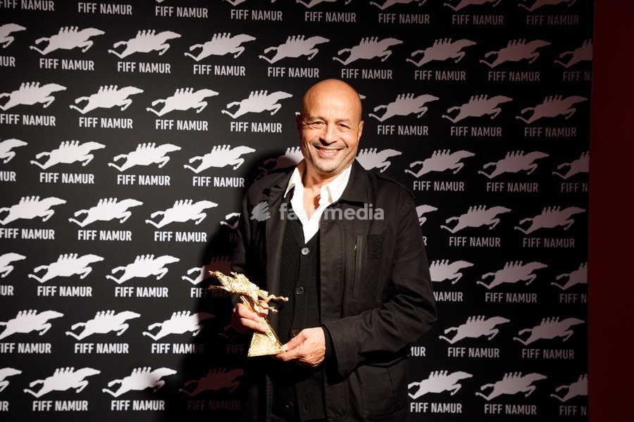 Lotfi Achour poses for the photographer during the closing night of the 39th edition of the Festival International du Film Francophone de Namur (FIFF) (27/09-04/10), Friday 04 October 2024 in Namur. After the Bayard awards ceremony, the festival will close with a screening of F. Ozon's "Quand vient…