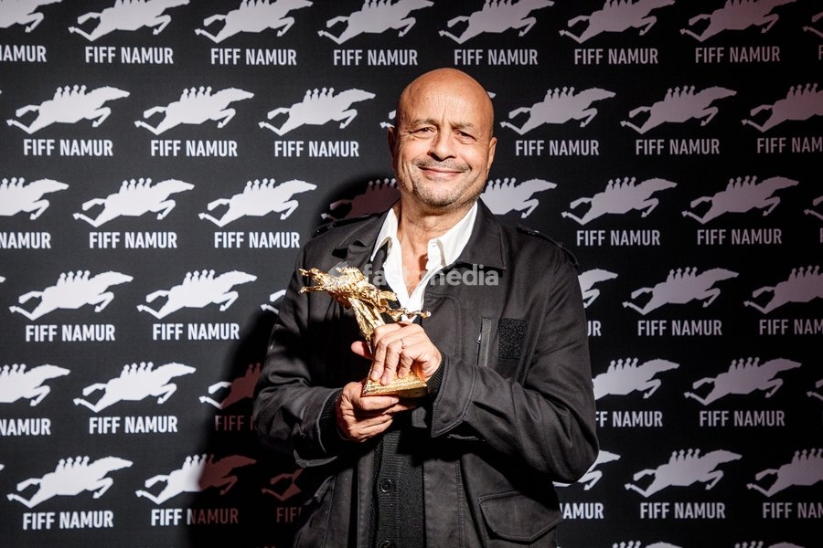 Lotfi Achour poses for the photographer during the closing night of the 39th edition of the Festival International du Film Francophone de Namur (FIFF) (27/09-04/10), Friday 04 October 2024 in Namur. After the Bayard awards ceremony, the festival will close with a screening of F. Ozon's "Quand vient…